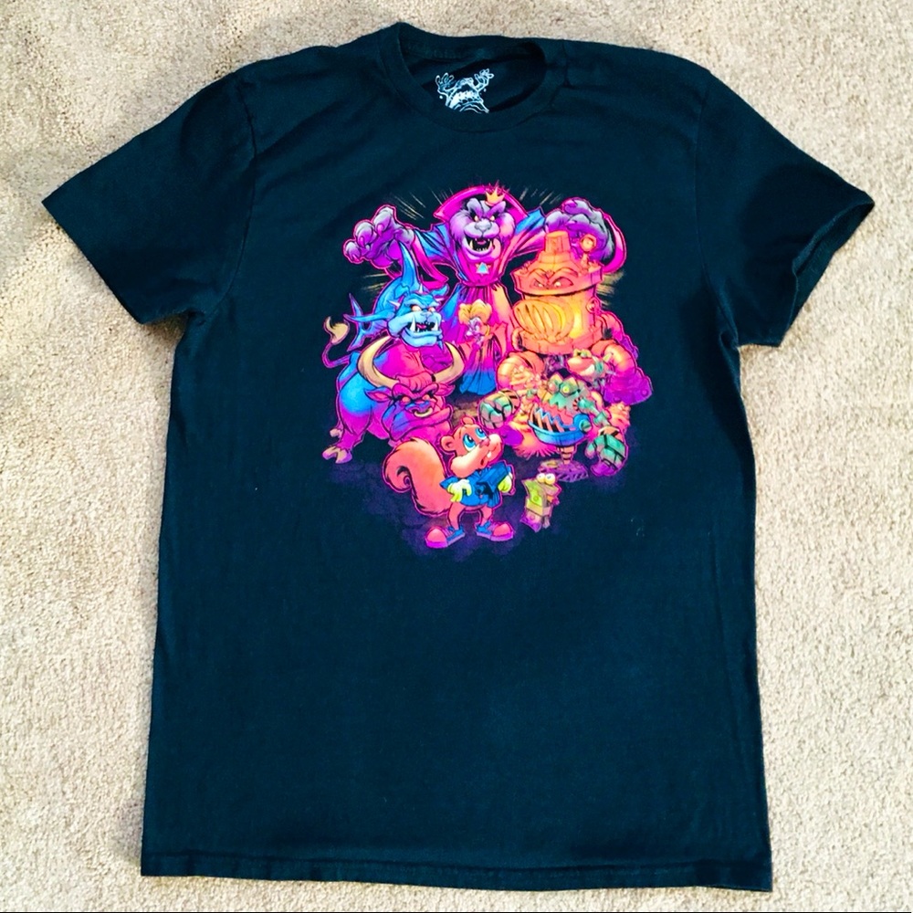 Conker the Squirrel T-shirt Unisex Sz Medium